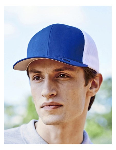 FLE-6511T-Flexfit Mesh Trucker 2-Tone Cap 2